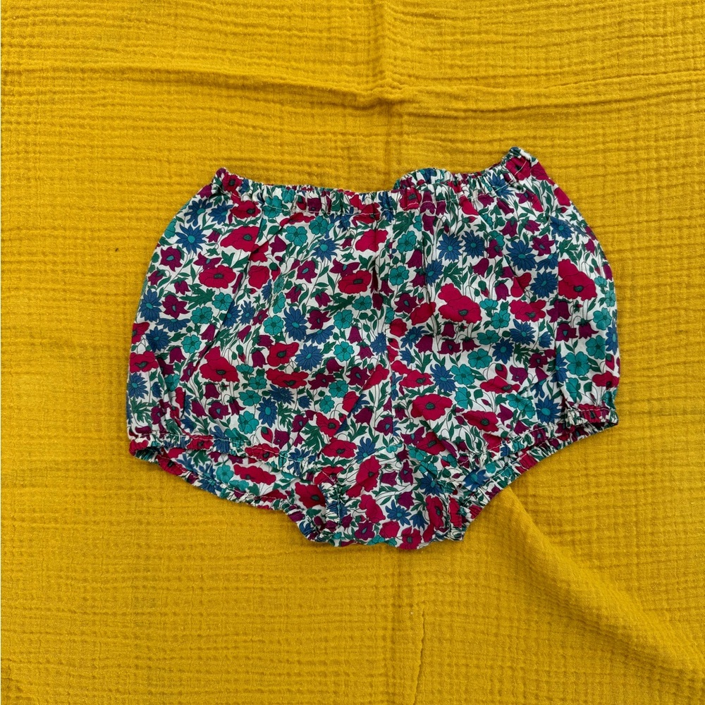 Caramel | Liberty Print Floral Kids Bloomers 12m